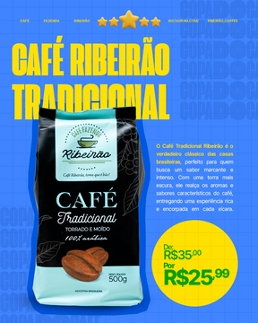 Café Ribeirão Tradicional 500G